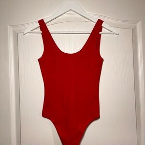 Wilfred Red Bodysuit